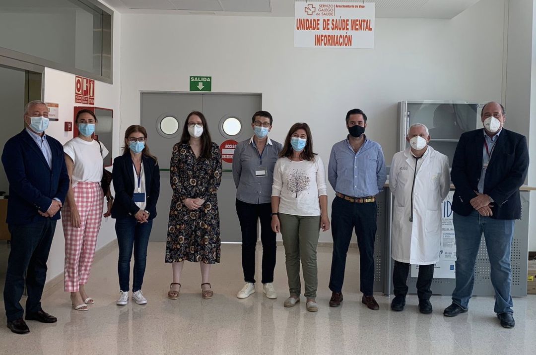 El gerente del EOXI visitando la Unidade de Saúde Mental El gerente del EOXI visitando la Unidade de Saúde Mental