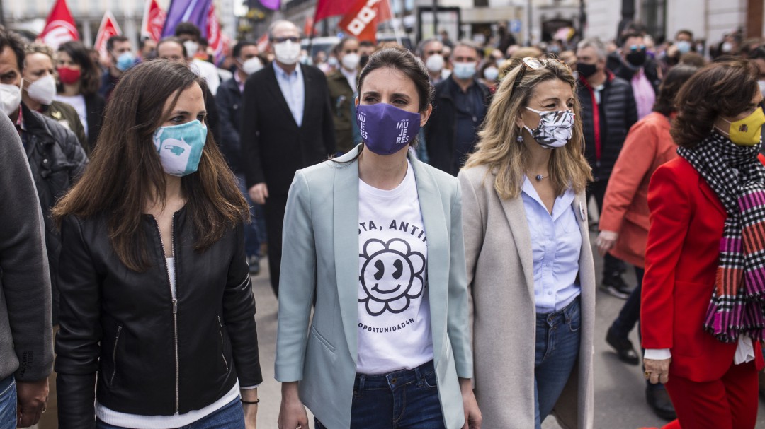 Montero, Belarra y Díaz piden que el derecho al aborto se ejerza de forma segura, pública y gratuita