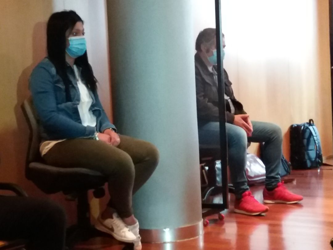 Imagen de los acusados en el juicio por el asesinato de Iván Castro Imagen de los acusados en el juicio por el asesinato de Iván Castro