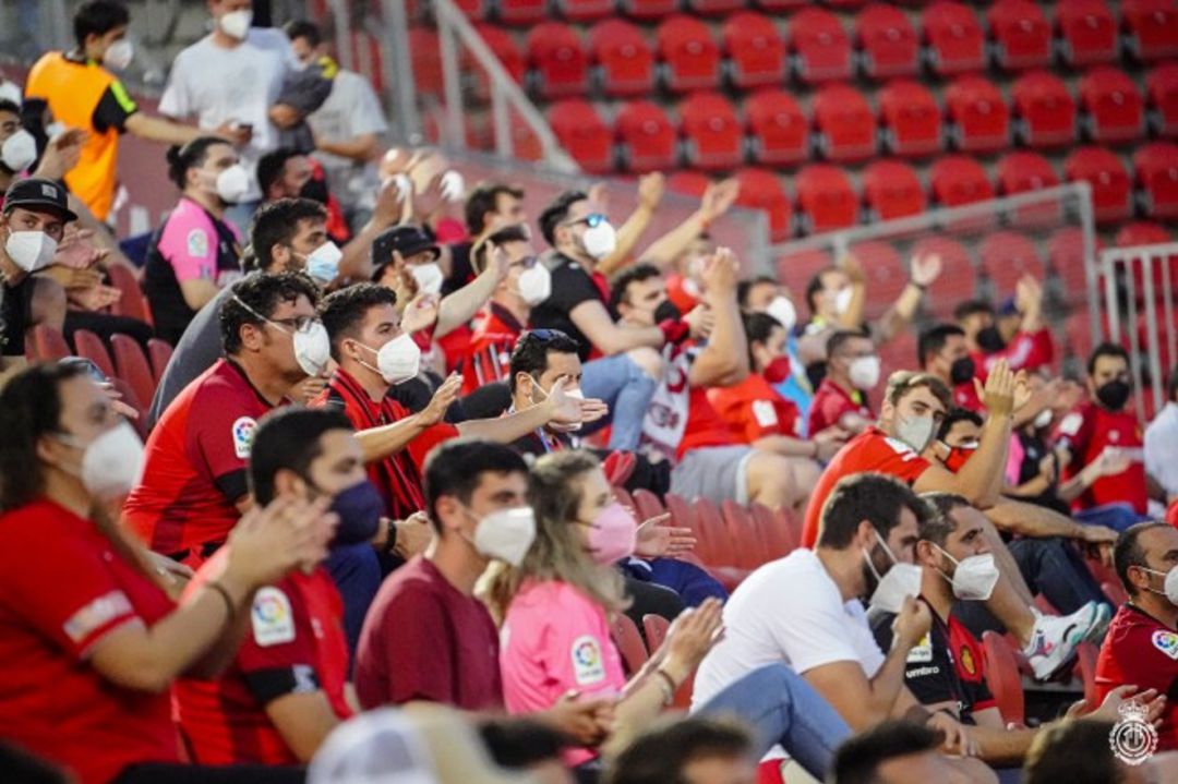 Aficionados del Real Mallorca. Aficionados del Real Mallorca.