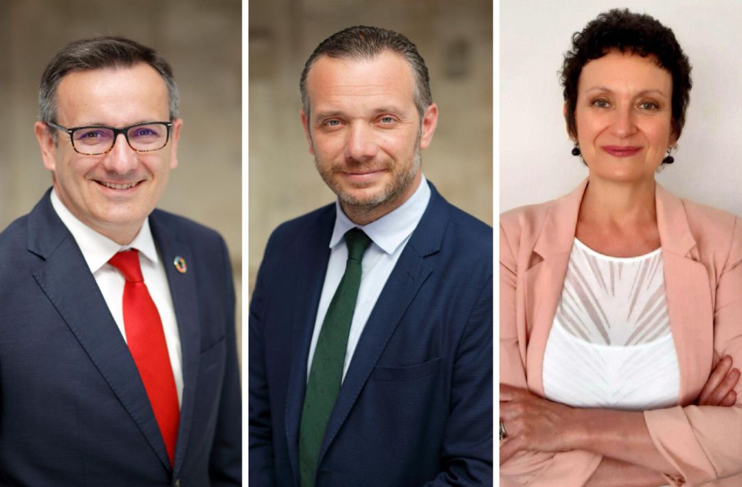 Diego Conesa (PSOE); Joaquín Segado (PP); María Marín (Unidas Podemos) Diego Conesa (PSOE); Joaquín Segado (PP); María Marín (Unidas Podemos)
