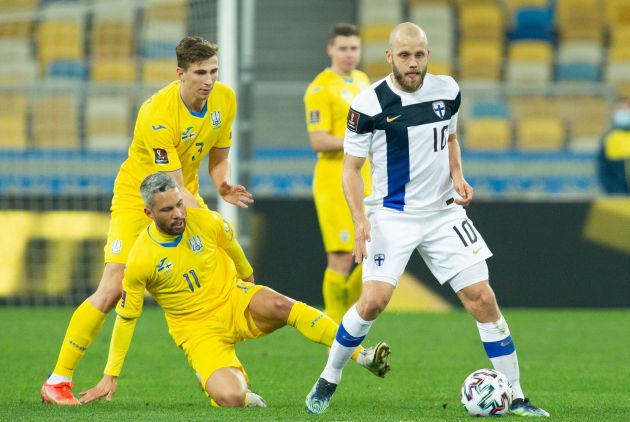 Teemu Pukki en uno de los últimos partidos con la selección finlandesa Teemu Pukki en uno de los últimos partidos con la selección finlandesa