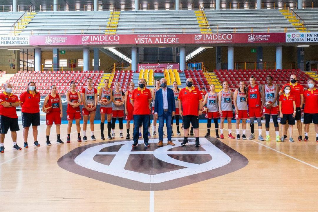 Las jugadoras de la selección española en Córdoba Las jugadoras de la selección española en Córdoba