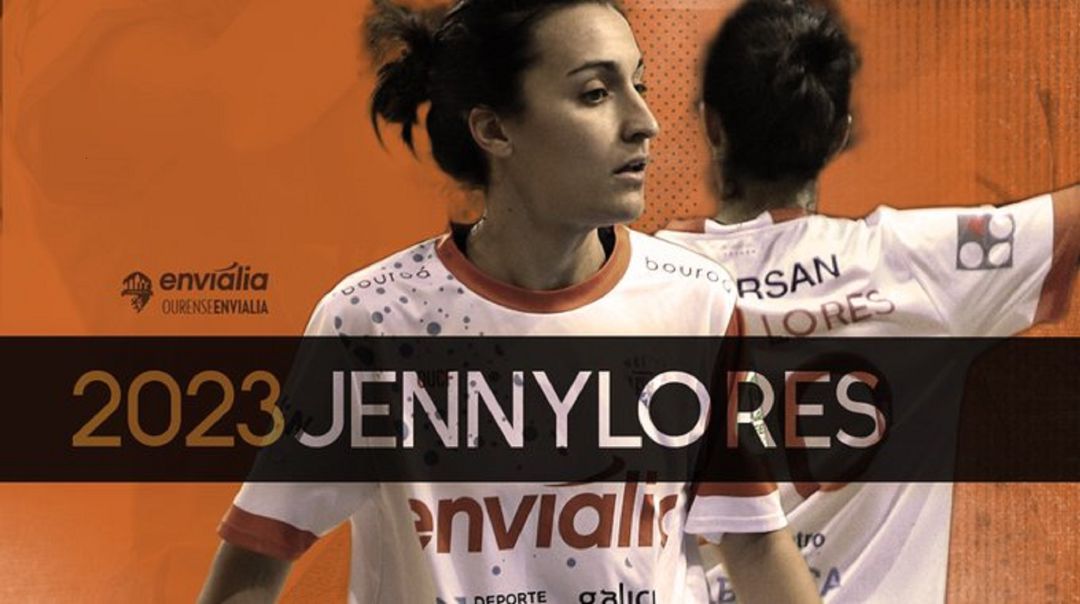 Jenny Lores renuava dos años más en el Envilia Ourense Jenny Lores renuava dos años más en el Envilia Ourense