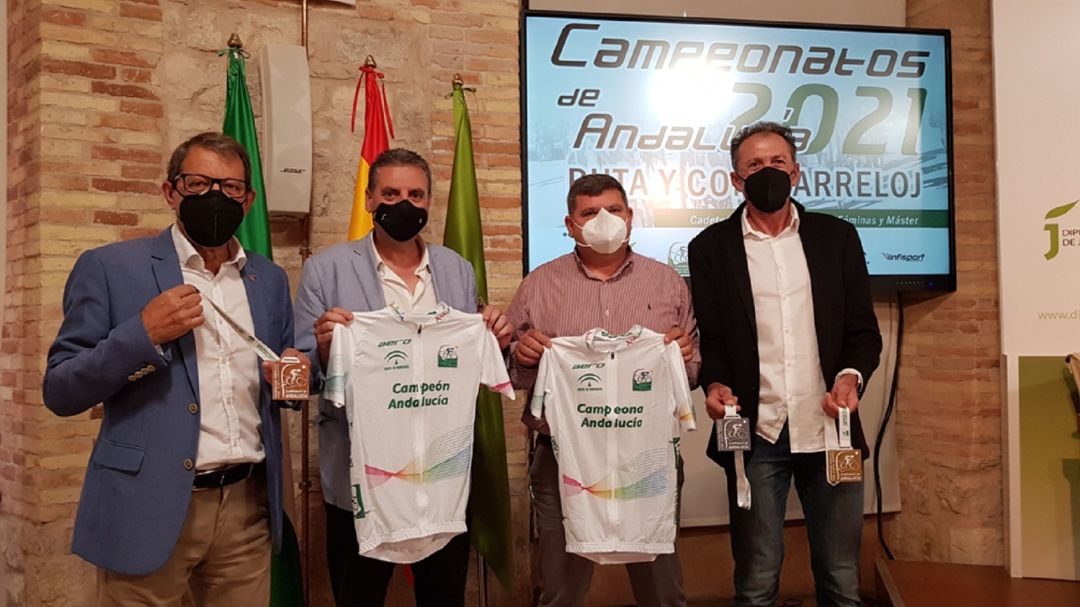 Momento de la presentación del Campeonato de Andalucía de Ciclismo Momento de la presentación del Campeonato de Andalucía de Ciclismo