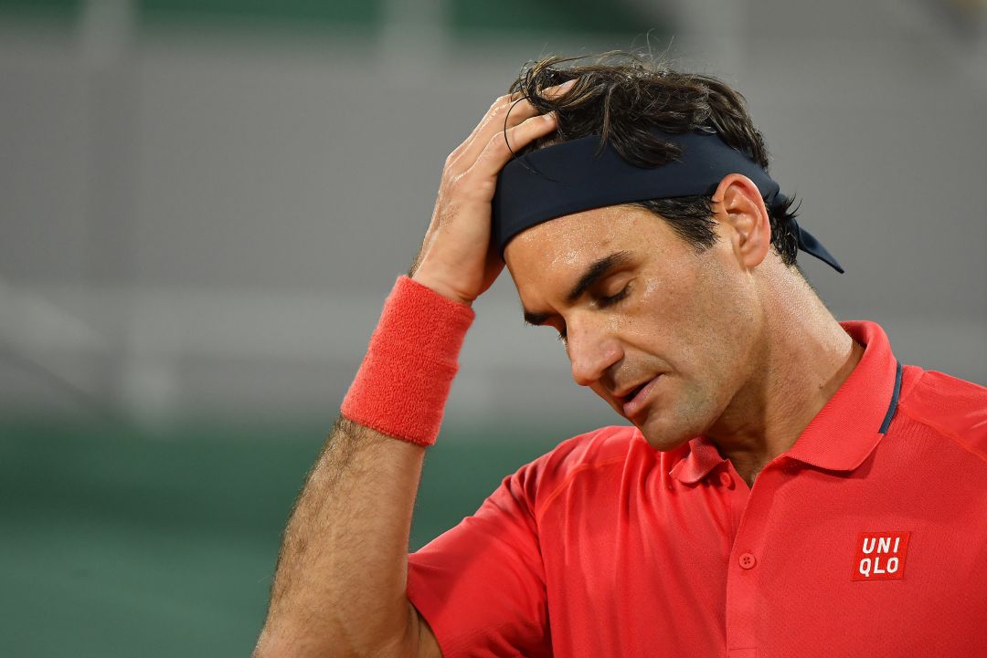 Roger Federer, en un momento de Roland Garros Roger Federer, en un momento de Roland Garros