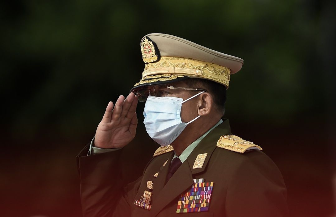 El jefe de la junta militar de Birmania, Min Aung Hlaing. El jefe de la junta militar de Birmania, Min Aung Hlaing.