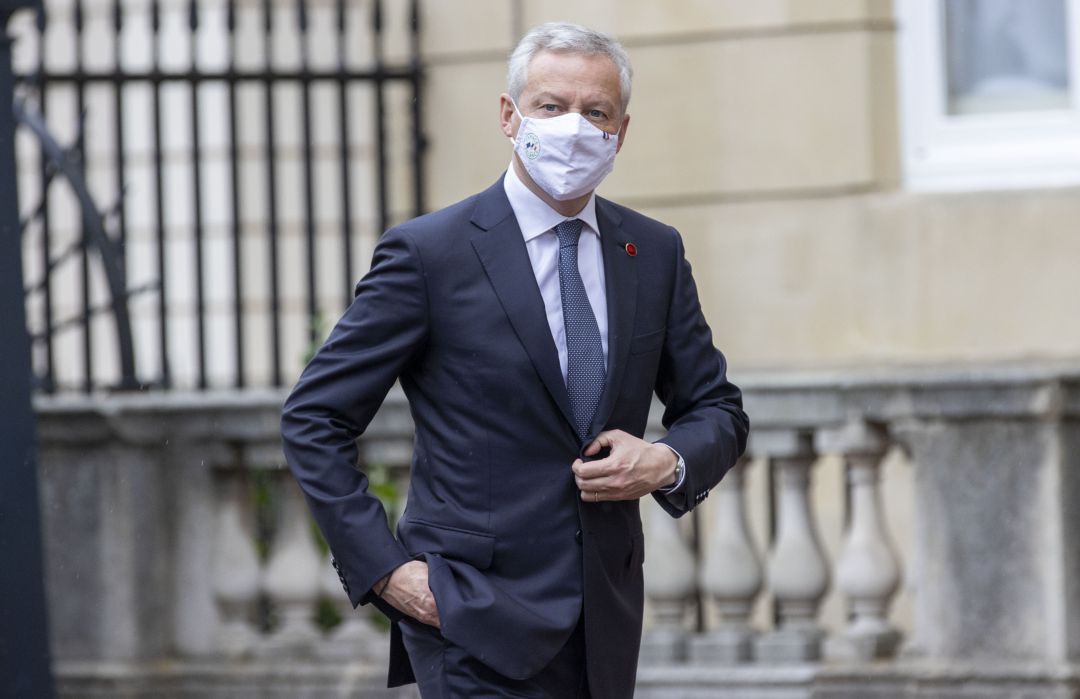 Ministro francés de finanzas Bruno Le Maire en Londres. Ministro francés de finanzas Bruno Le Maire en Londres.