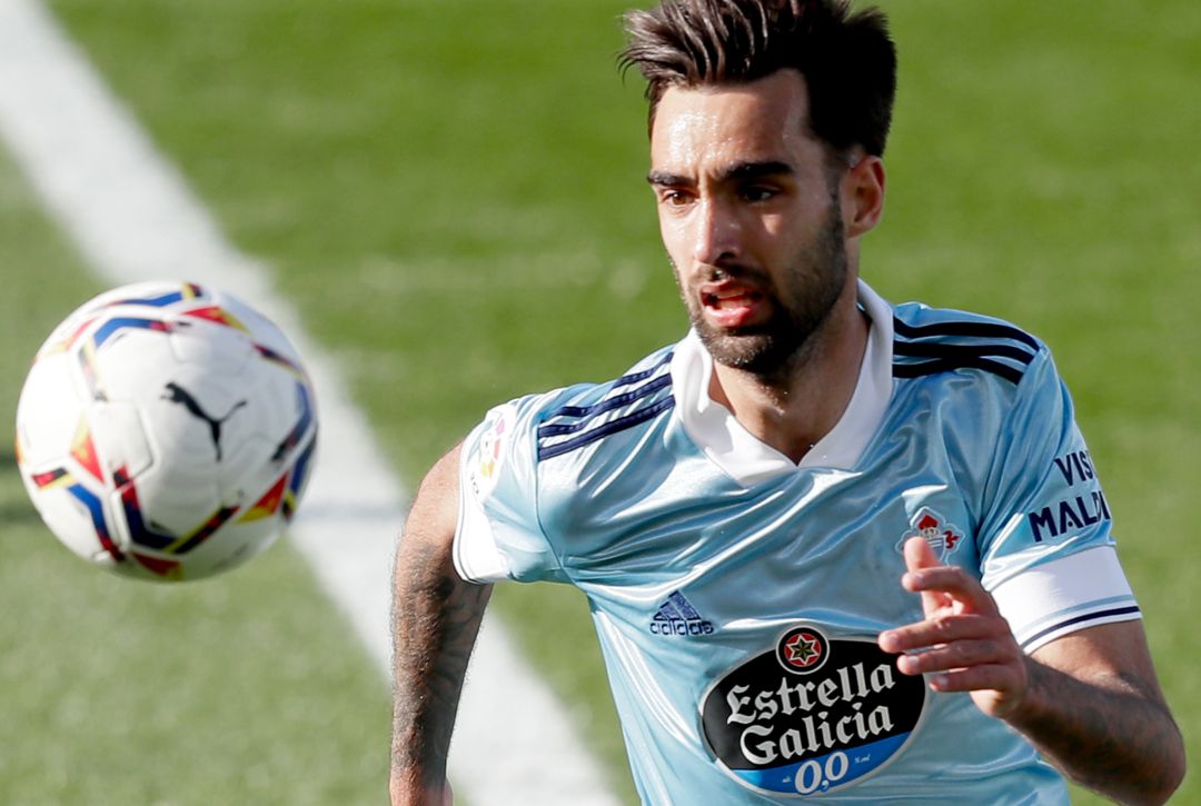 El jugador del Celta Brais Méndez. El jugador del Celta Brais Méndez.