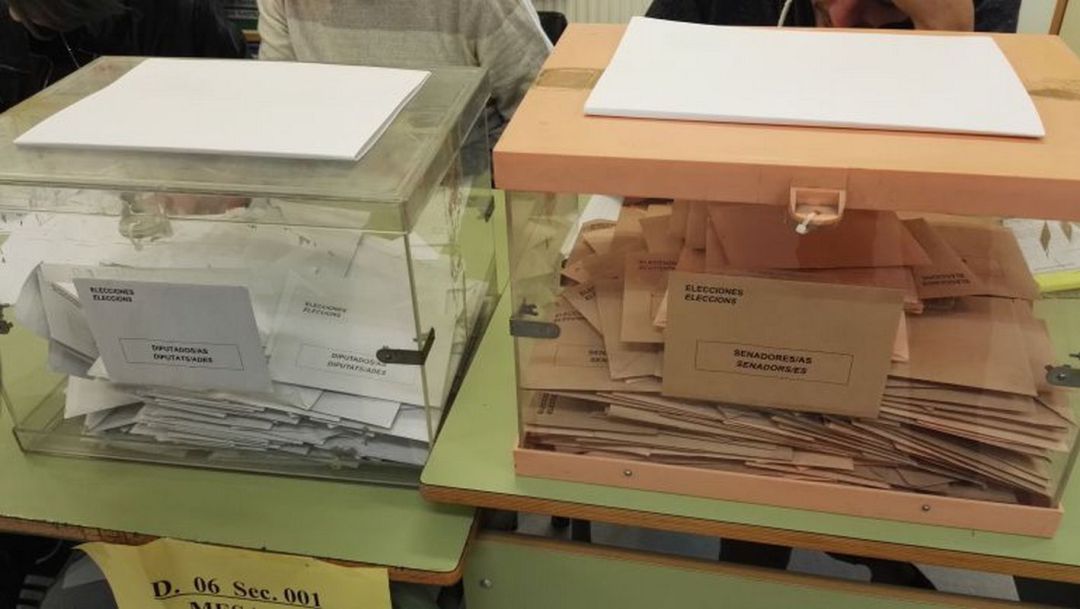 Urnas elecciones de 2019 Urnas elecciones de 2019