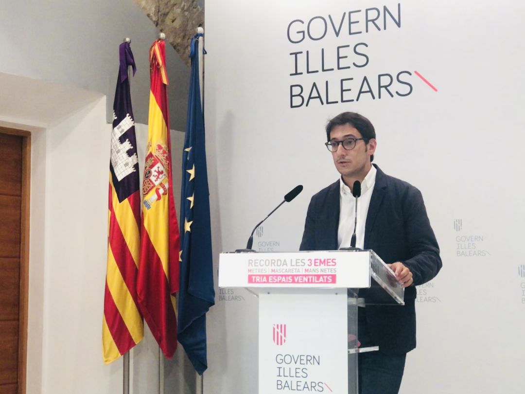 Iago Negueruela, portavoz del Govern Iago Negueruela, portavoz del Govern