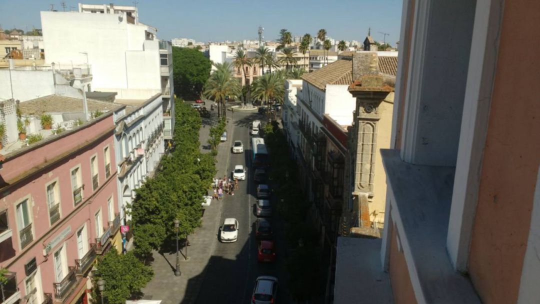 Calle Larga, en Jerez Calle Larga, en Jerez