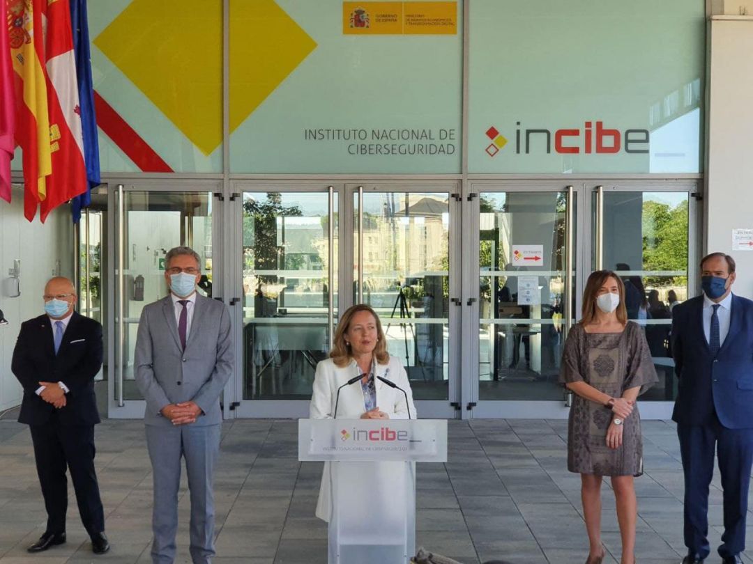 La ministra Calviño ha visitado hoy el Incibe La ministra Calviño ha visitado hoy el Incibe