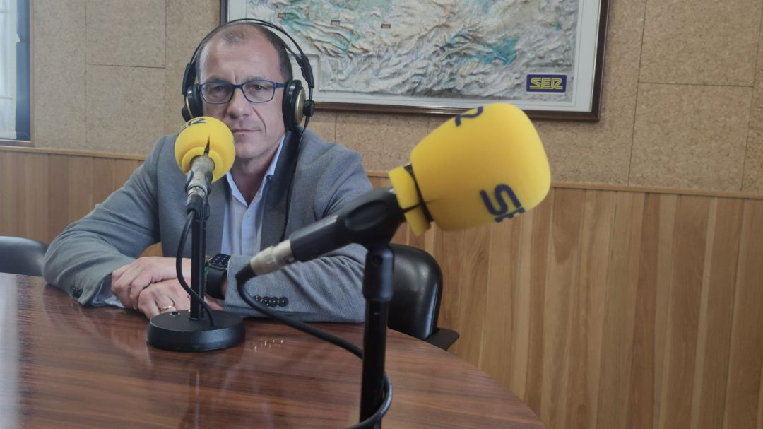 Mayordomo en los estudios de SER Cuenca Mayordomo en los estudios de SER Cuenca