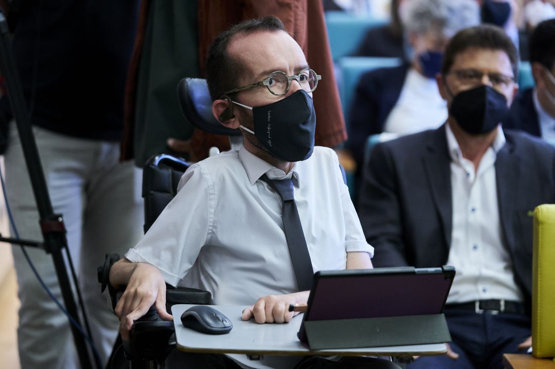 El portavoz de Unidas Podemos en el Congreso, Pablo Echenique El portavoz de Unidas Podemos en el Congreso, Pablo Echenique