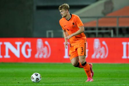 de Ligt durante un partido con la selección holandesa de Ligt durante un partido con la selección holandesa