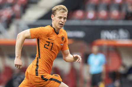 de Jong durante un partido con la selección holandesa de Jong durante un partido con la selección holandesa