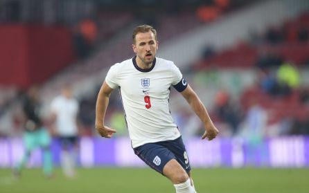 Kane durante un partido con la selección inglesa Kane durante un partido con la selección inglesa