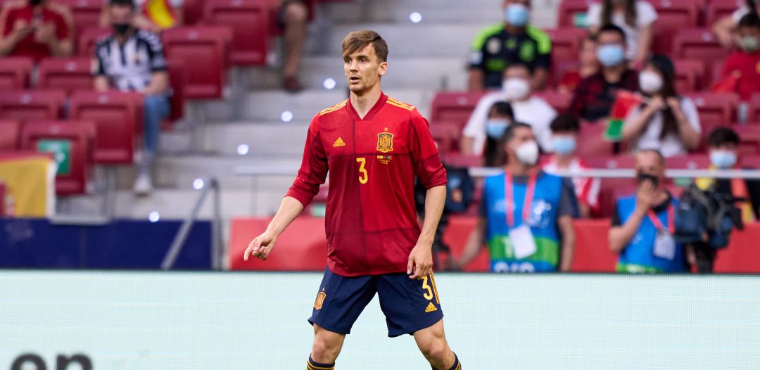 Diego Llorente, durante el amistoso ante Portugal Diego Llorente, durante el amistoso ante Portugal
