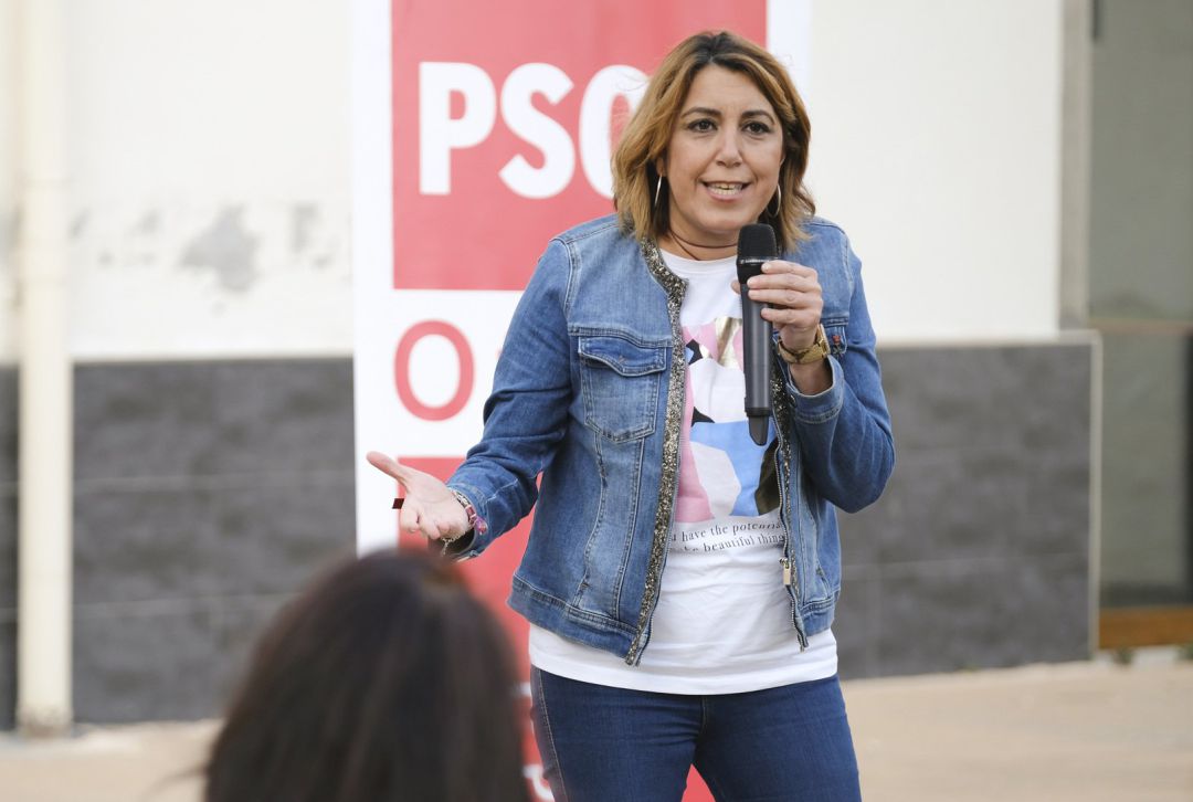 La candidata de las primarias del PSOE-A Susana Díaz, en un acto con militantes, en una foto de archivo La candidata de las primarias del PSOE-A Susana Díaz, en un acto con militantes, en una foto de archivo