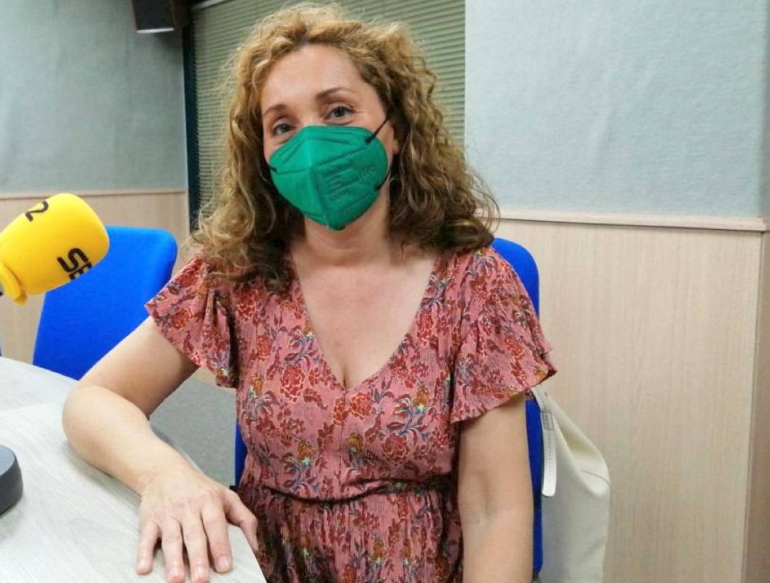 Mónica Rouanet, en Radio Elda SER Mónica Rouanet, en Radio Elda SER