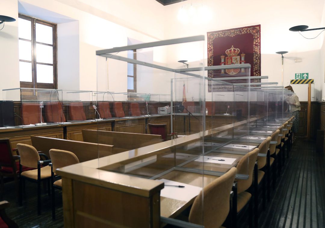Archivo - Imagen de una sala de un juzgado. Archivo - Imagen de una sala de un juzgado.