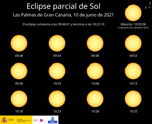 El evento apenas se verá en las islas. El evento apenas se verá en las islas.