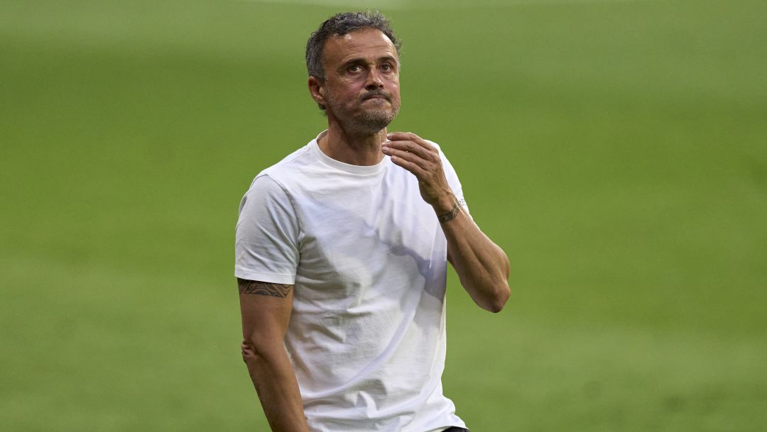 Luis Enrique, durante el amistoso España - Portugal del pasado viernes Luis Enrique, durante el amistoso España - Portugal del pasado viernes
