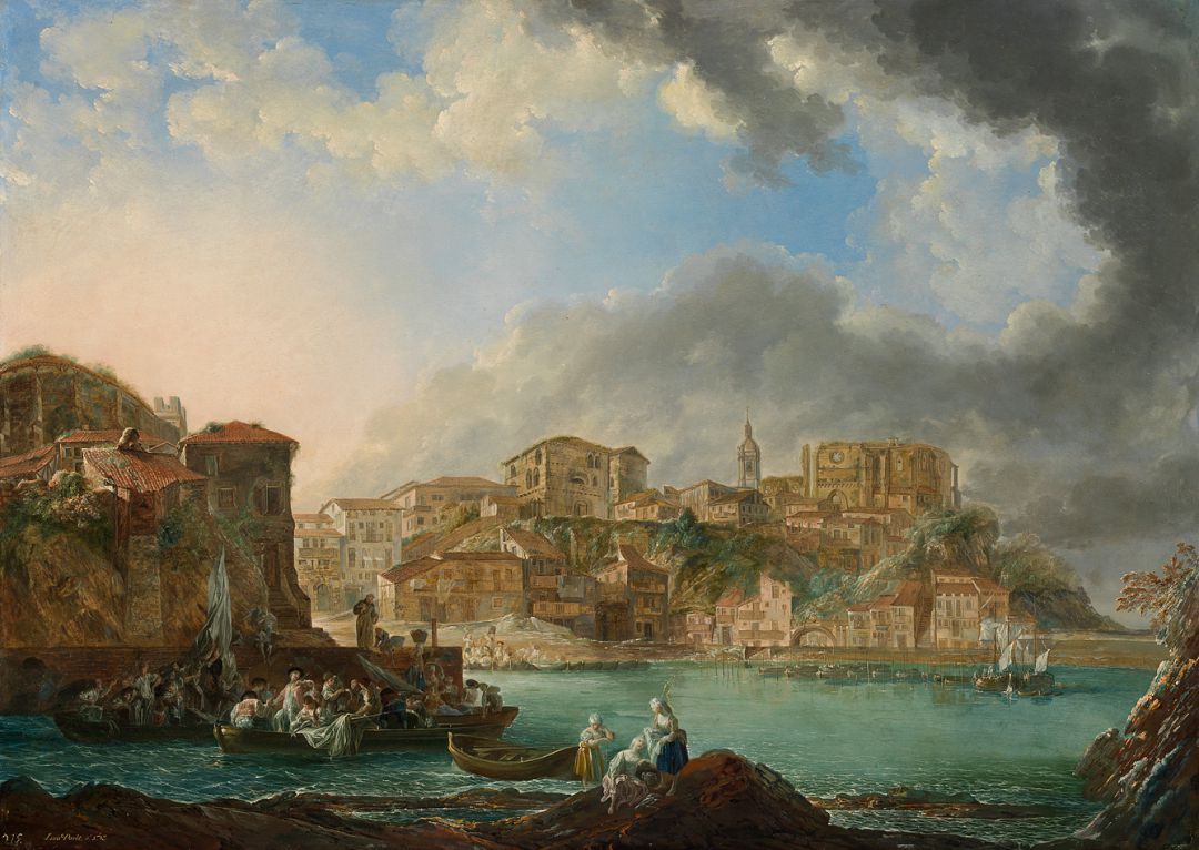 "Vista de Bermeo" (1783) de Luis Paret y Alcázar "Vista de Bermeo" (1783) de Luis Paret y Alcázar