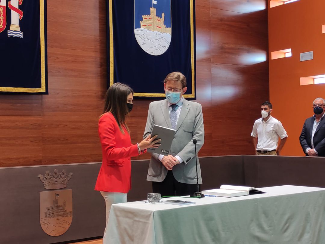 El president de la Generalitat, Ximo Puig, en una visita institucional a Oropesa este miércoles El president de la Generalitat, Ximo Puig, en una visita institucional a Oropesa este miércoles