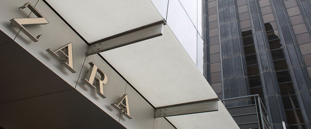 Una tienda de Zara Una tienda de Zara