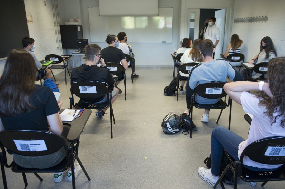Les proves de Selectivitat a Montilivi Les proves de Selectivitat a Montilivi