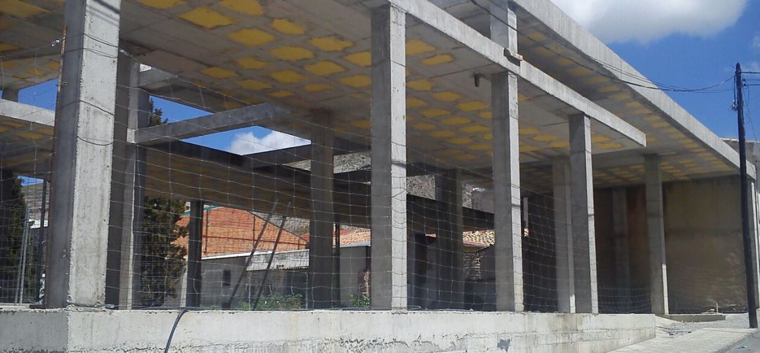 Obras del centro de salud de Huesa. Obras del centro de salud de Huesa.