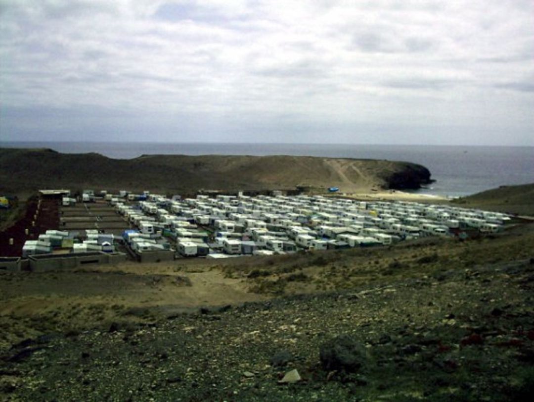 Imagen de archivo del Camping de Papagayo. Imagen de archivo del Camping de Papagayo.
