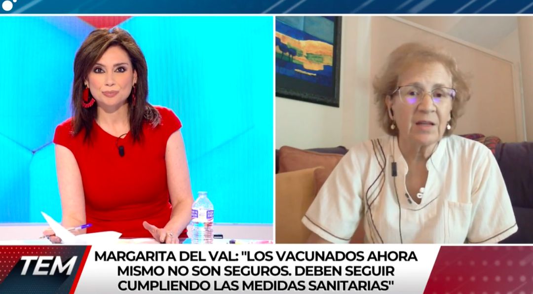 Un micro abierto recoge un comentario despectivo hacia Margarita del Val en el plató de 'Todo es mentira'. Un micro abierto recoge un comentario despectivo hacia Margarita del Val en el plató de 'Todo es mentira'.