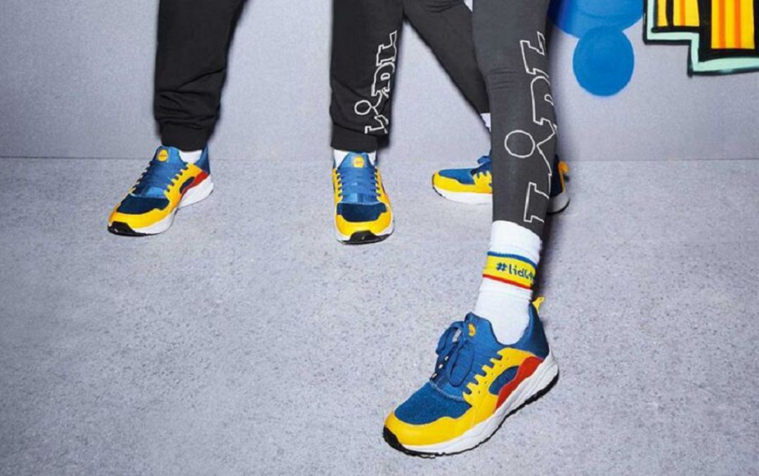 Así son las famosas zapatillas de Lidl. Así son las famosas zapatillas de Lidl.