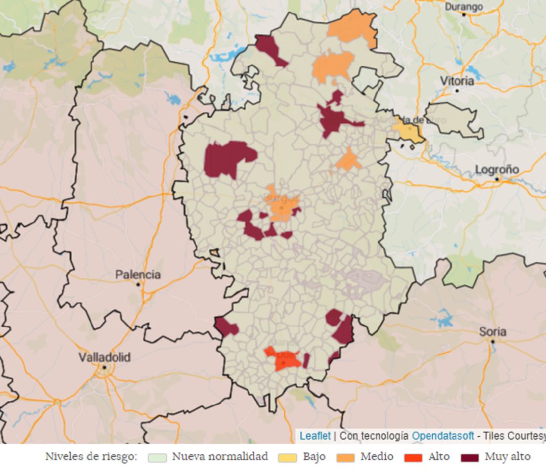 Aranda y otros cinco municipios de la comarca siguen en riesgo epidemiológico alto Aranda y otros cinco municipios de la comarca siguen en riesgo epidemiológico alto
