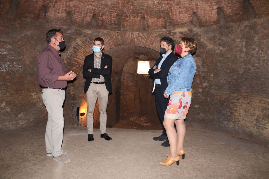 Visita de Francesc Colomer a la Real Fábrica de l'Alcora Visita de Francesc Colomer a la Real Fábrica de l'Alcora