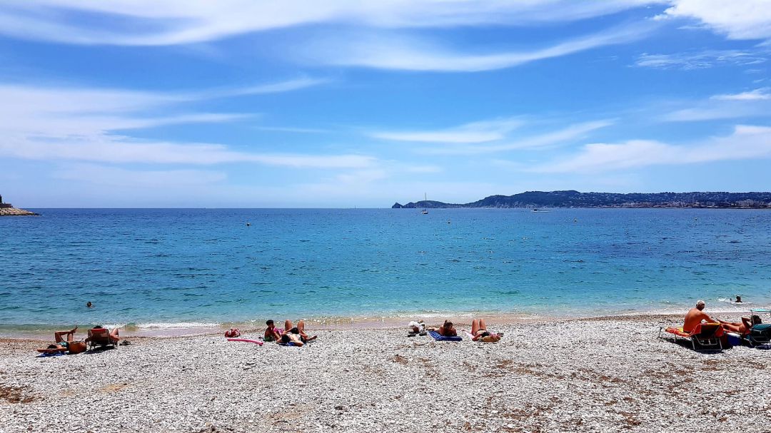 Imagen archivo de la playa de La Grava, en junio de 2020. Imagen archivo de la playa de La Grava, en junio de 2020.