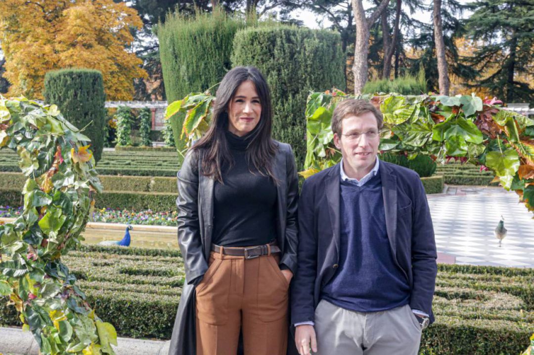 José Luís Martínez Almeida, alcalde de Madrid y Begoña Villacis, vicealcaldesa de la capital en los Jardines de Cecilio Rodríguez José Luís Martínez Almeida, alcalde de Madrid y Begoña Villacis, vicealcaldesa de la capital en los Jardines de Cecilio Rodríguez