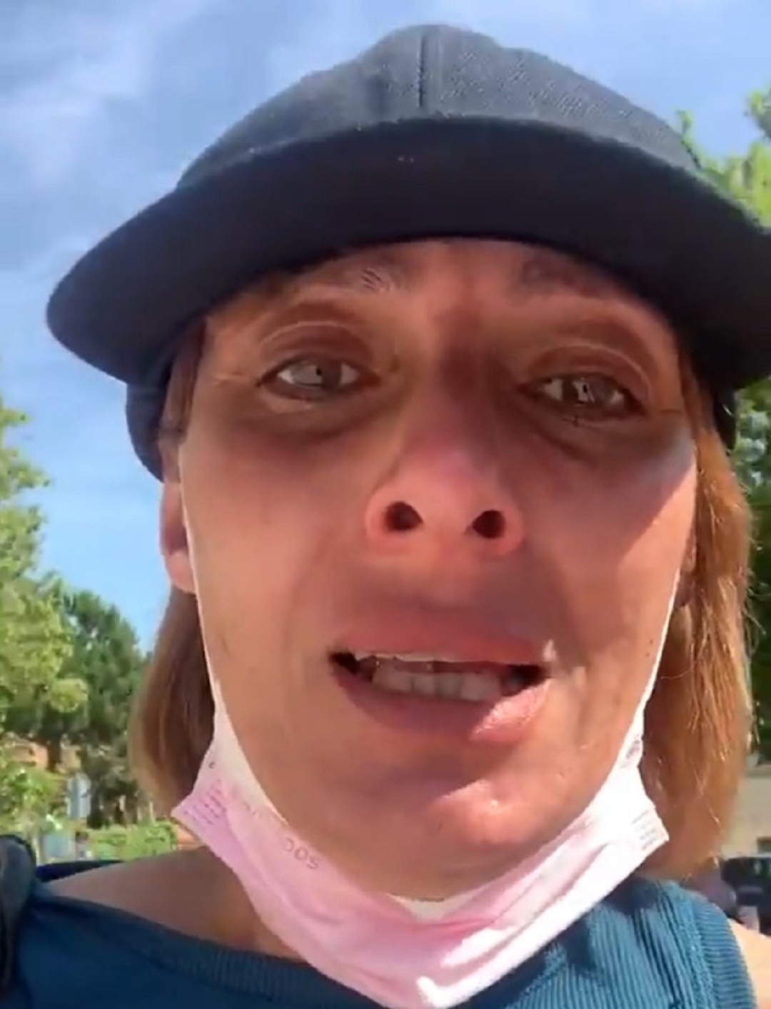 Captura del vídeo-denuncia de Gema Gil en redes sociales Captura del vídeo-denuncia de Gema Gil en redes sociales