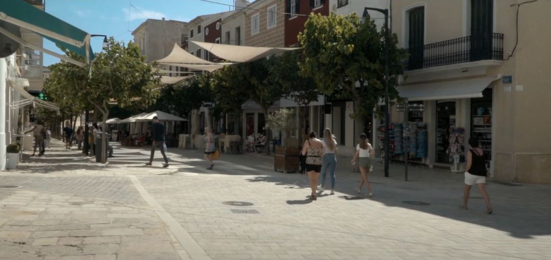 Centre de Maó, ja sense cotxes Centre de Maó, ja sense cotxes