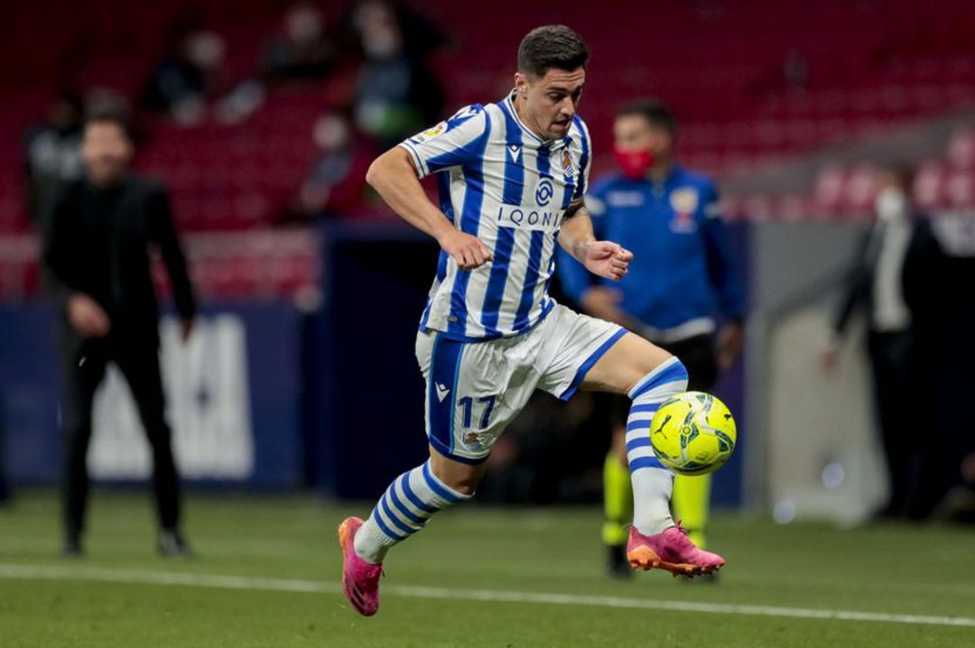 Merquelanz en un partido de esta última temporada Merquelanz en un partido de esta última temporada