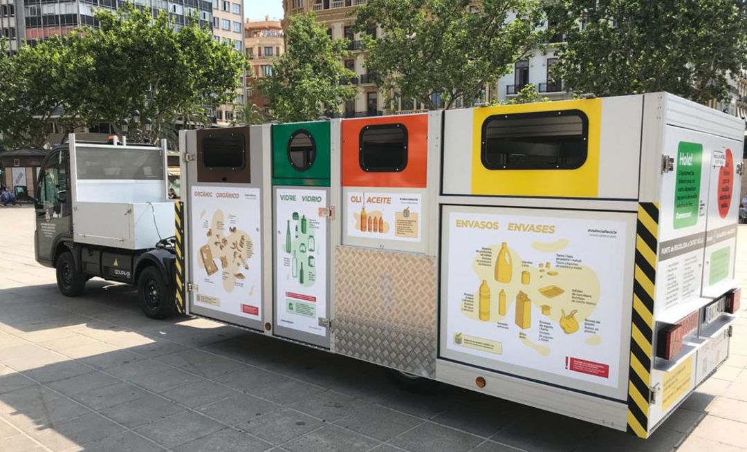 Plataforma de recogida de residuos móvil Plataforma de recogida de residuos móvil