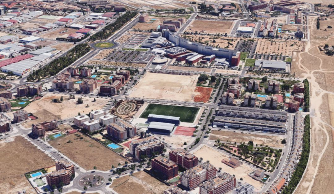 Zona del nuevo hospital Zona del nuevo hospital
