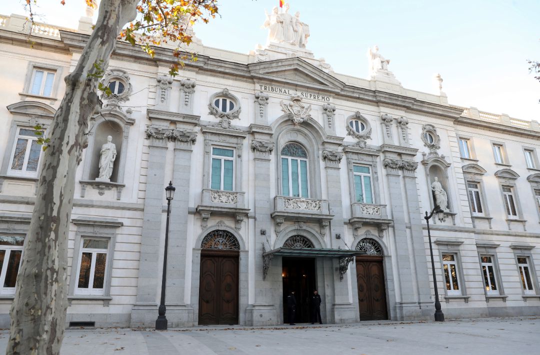 La fachada del Tribunal Supremo en Madrid en una imagen de archivo La fachada del Tribunal Supremo en Madrid en una imagen de archivo