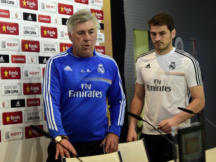 Casillas y Ancelotti Casillas y Ancelotti