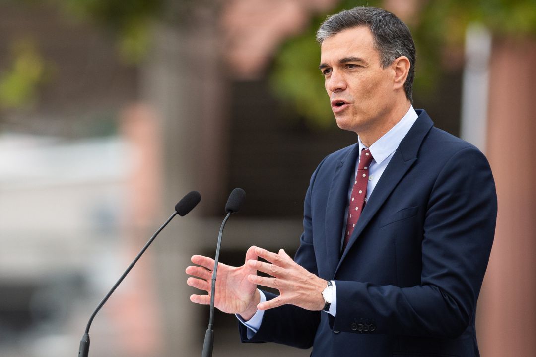 El presidente Pedro Sánchez, durante su visita a Argentina. El presidente Pedro Sánchez, durante su visita a Argentina.