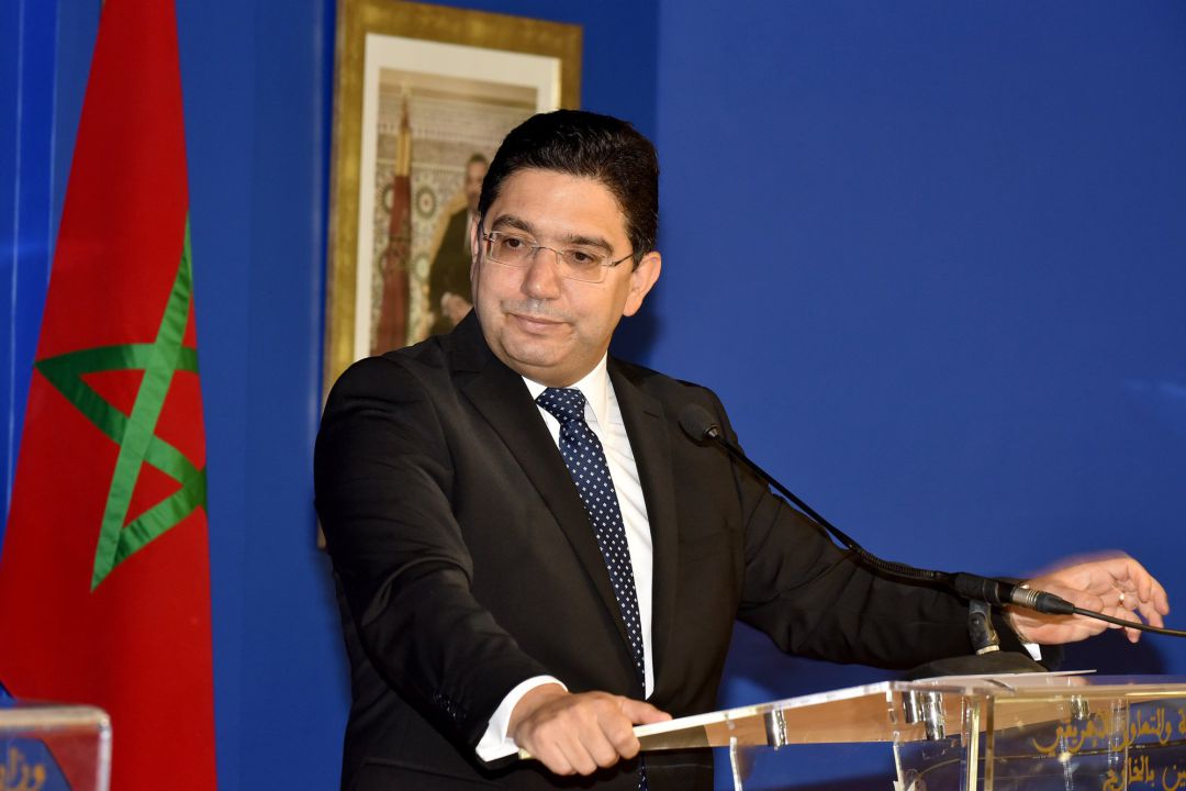 Nasser Bourita, ministro de Exteriores de Marruecos. Nasser Bourita, ministro de Exteriores de Marruecos.