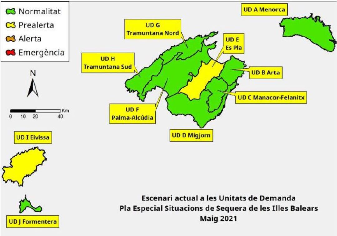 Menorca encara es manté en un estat de normalitat pel que fa a les reserves hídriques. Menorca encara es manté en un estat de normalitat pel que fa a les reserves hídriques.